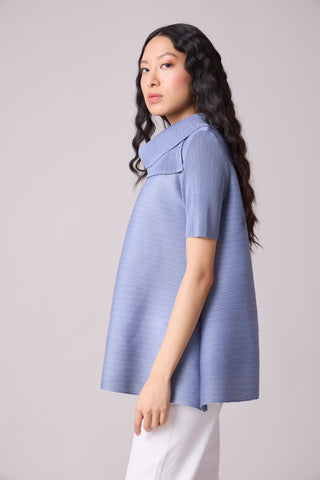 Hazel Top - Blue Grey