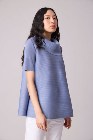 Hazel Top - Blue Grey