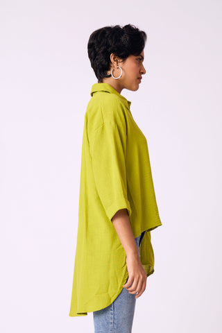 Lyra Shirt - Lime Green