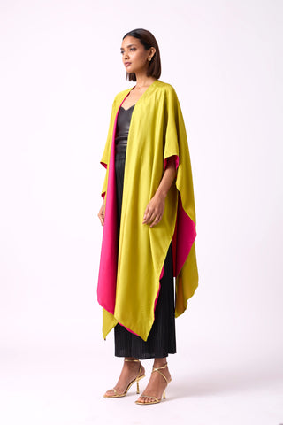 Reversible Maxine Overlay - Vivid Pink + Lime
