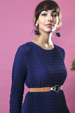 Double Ring Clasp Belt - Tan