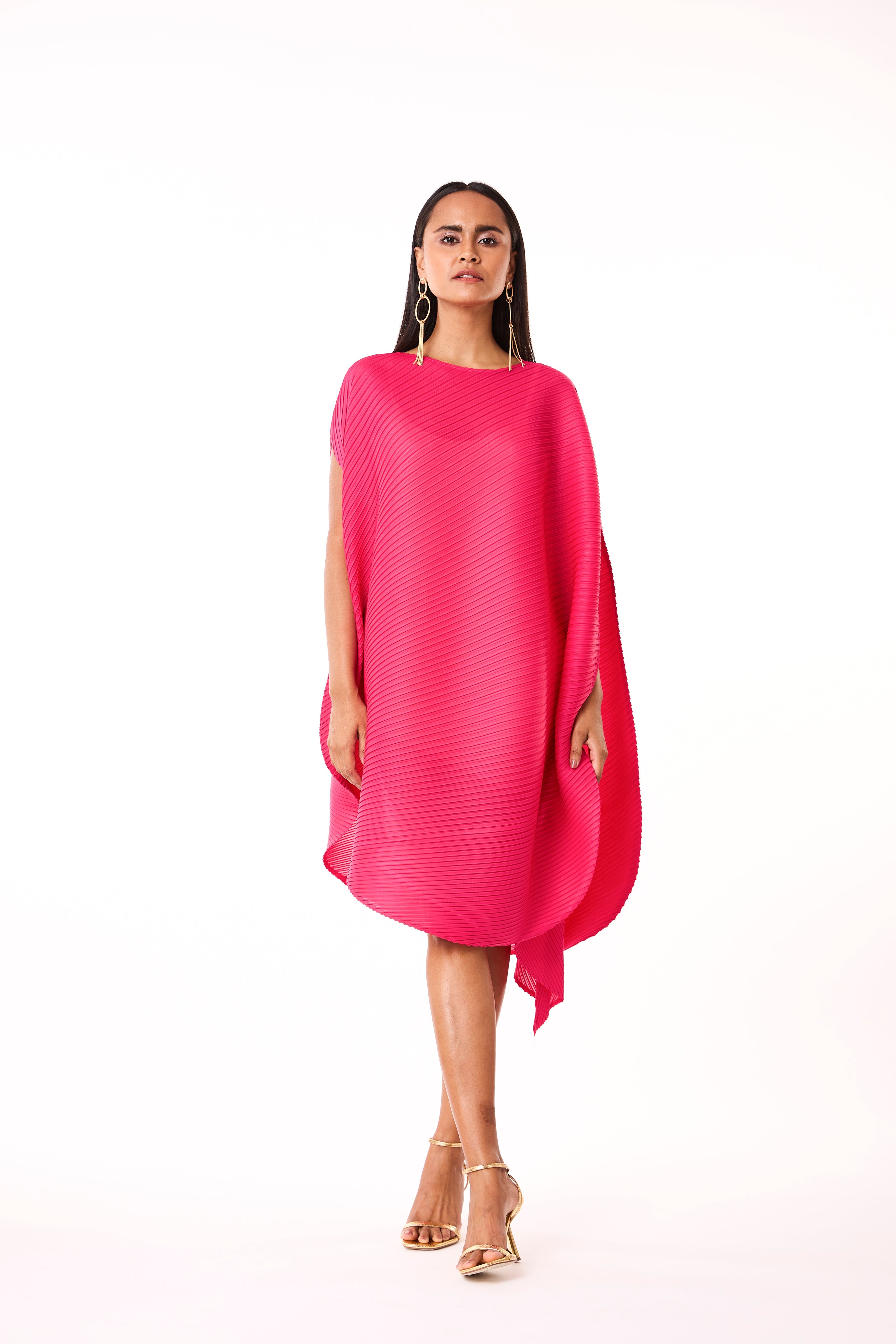 Lanna Dress - Hot Pink
