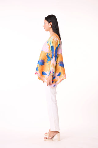 Erin Waterfall Top - Orange