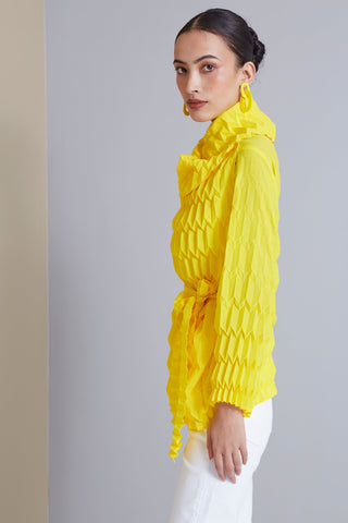 Ophelia Short Jacket - Canary Yellow