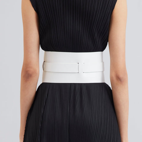 Wrap Corset Belt - White