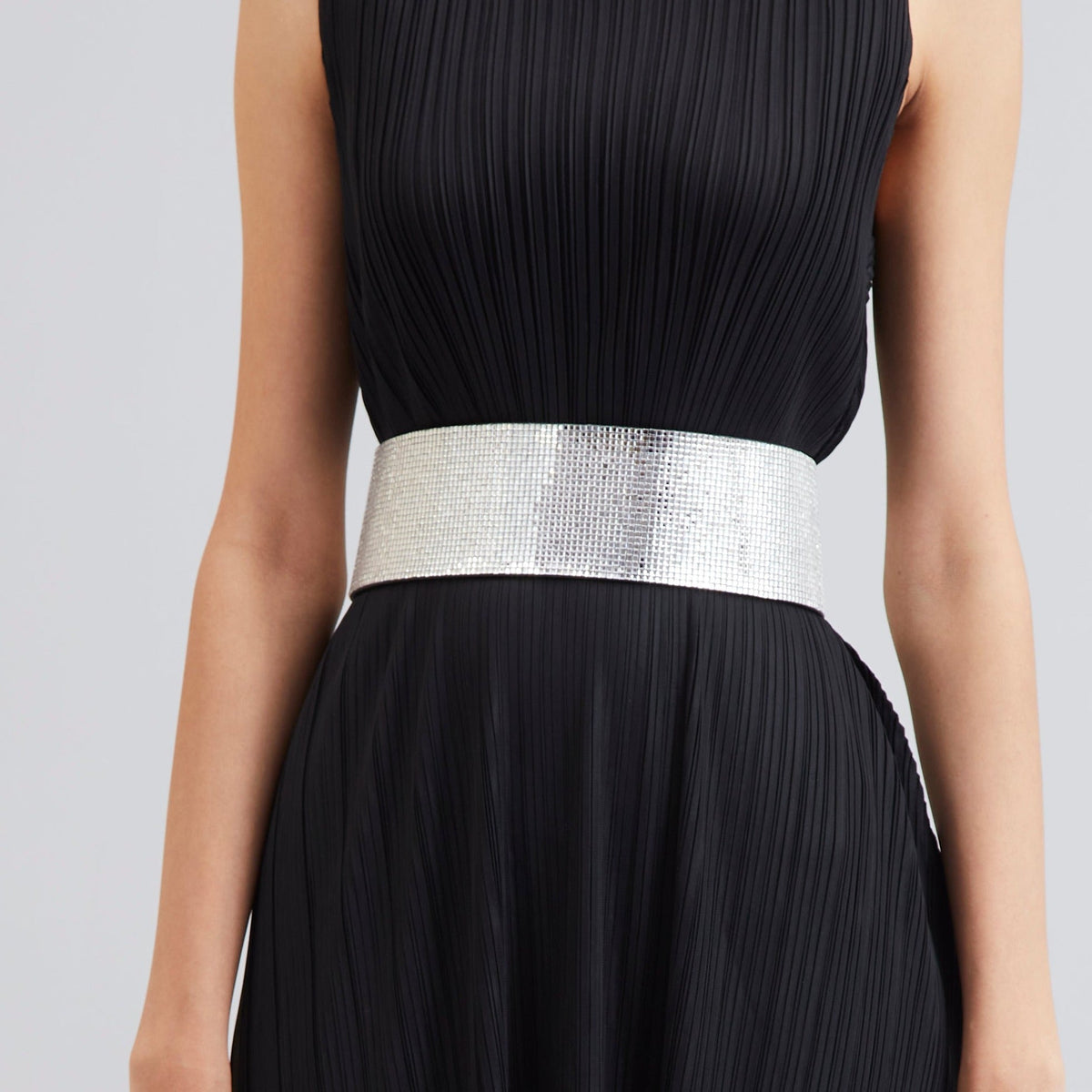 Silver Diamante Belt (Size 24-28)
