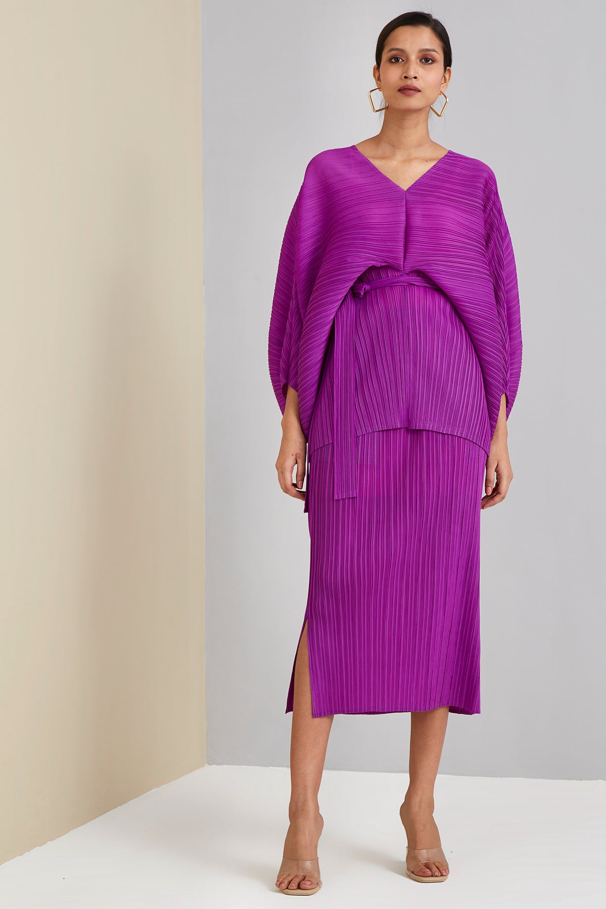 Aika Skirt Set - Bright Purple
