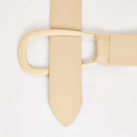 Self Buckle Knot Belt - Mocha Latte