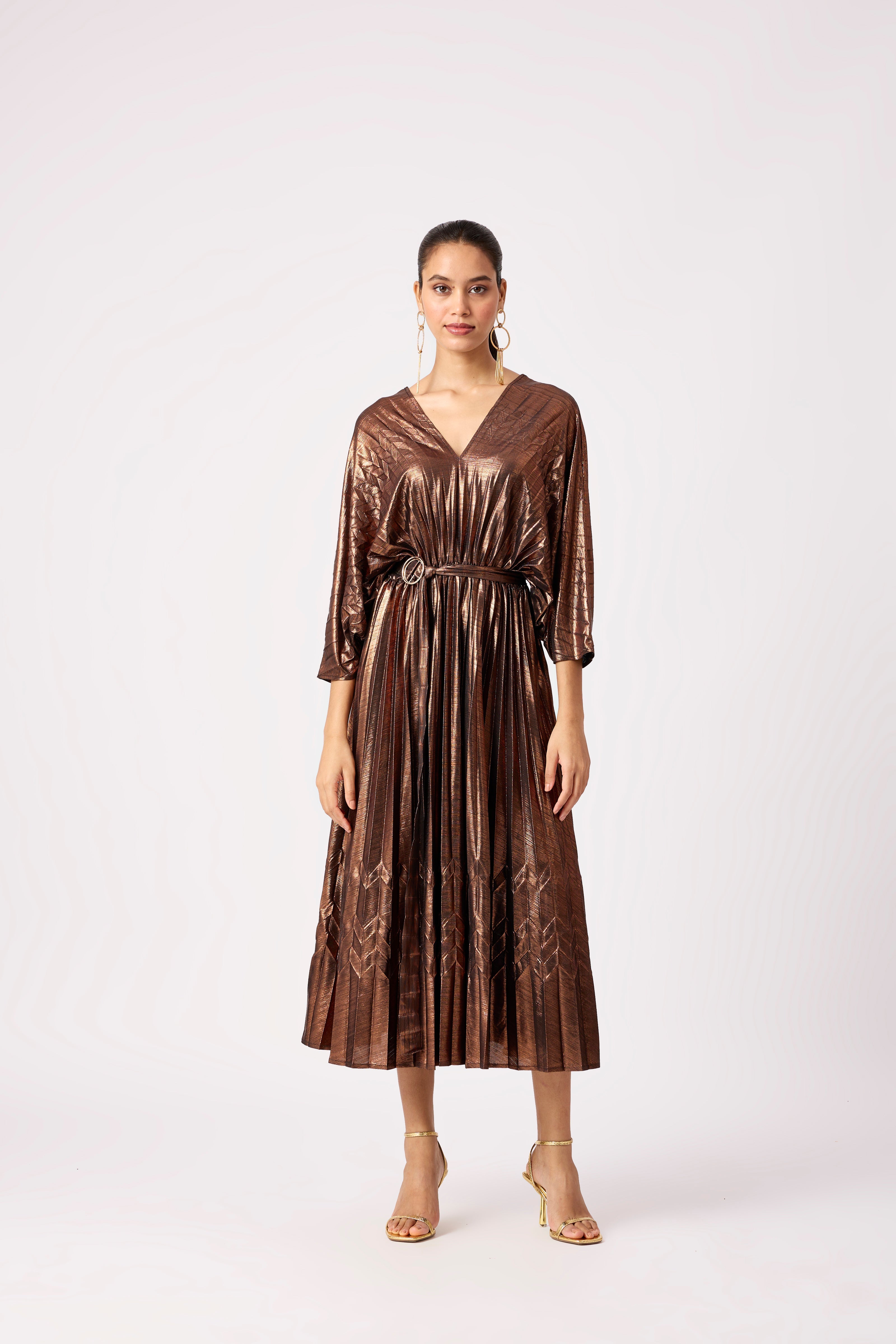 Adeline Maxi Dress - Bronze