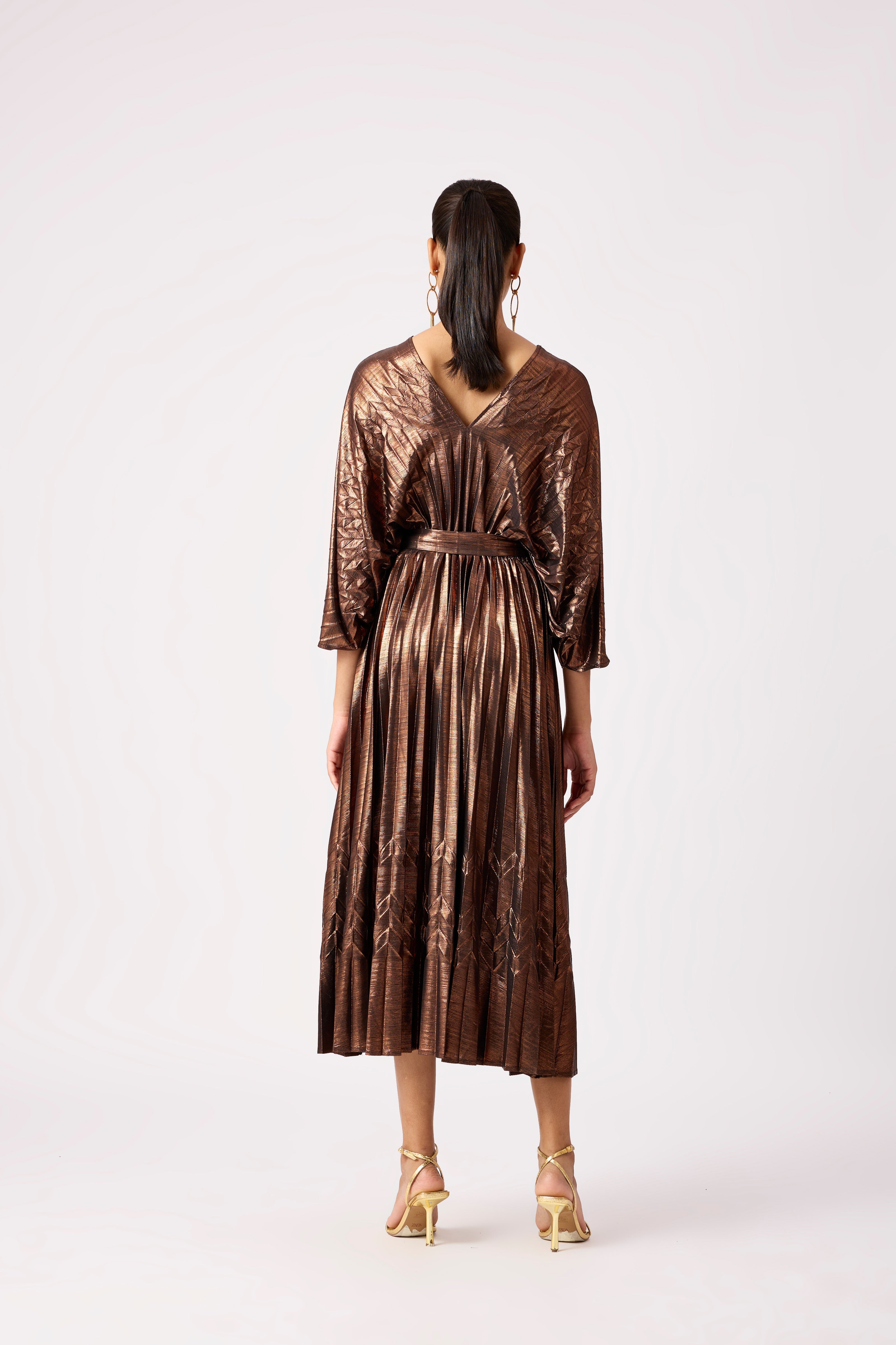 Adeline Maxi Dress - Bronze