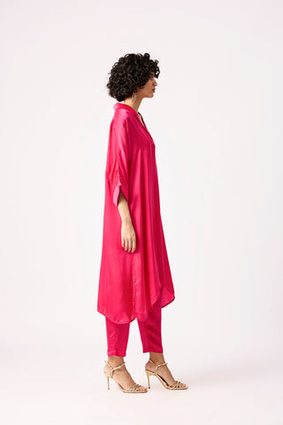 Vera Tunic Set - Vivid Pink