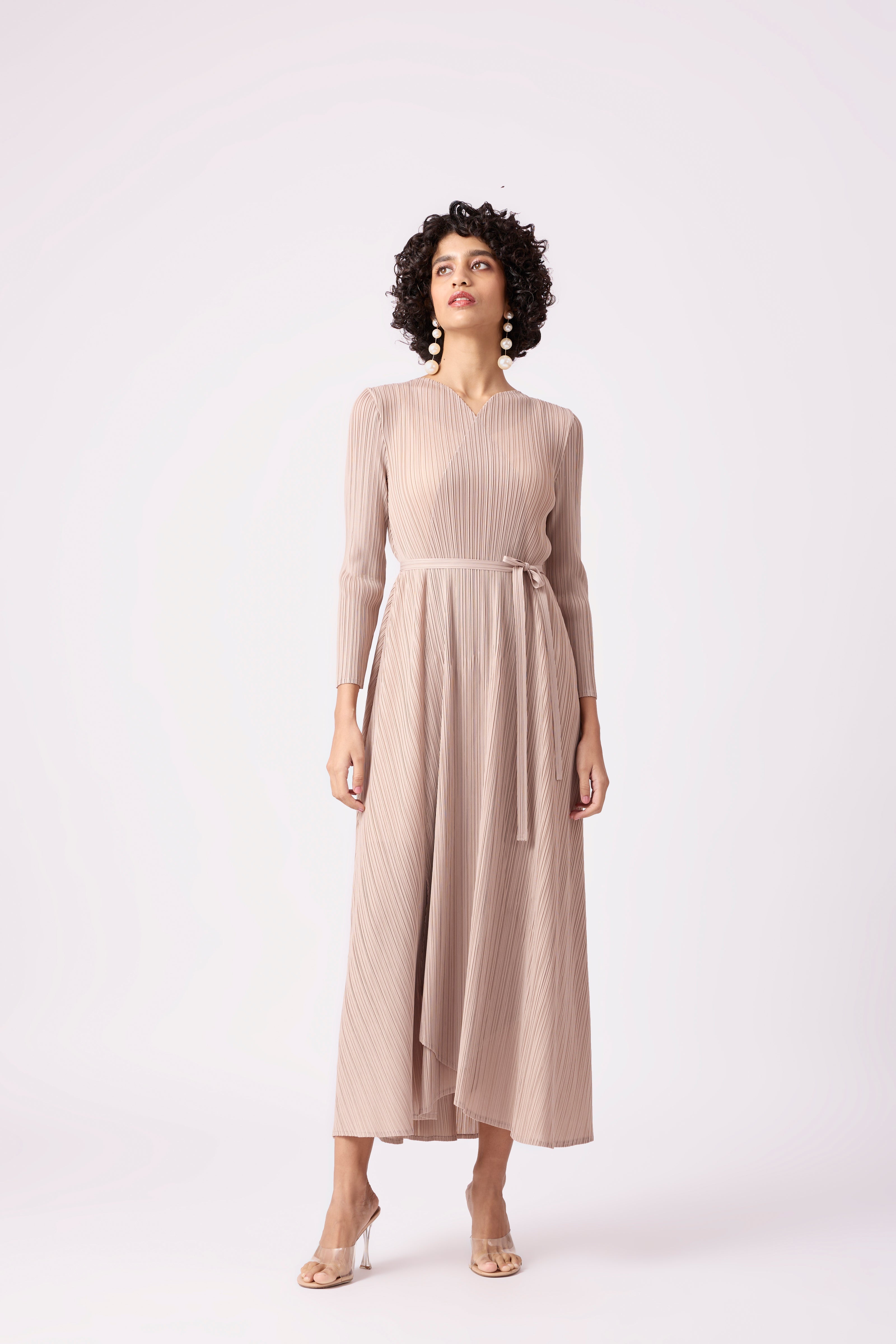 Amari Dress - Light Beige