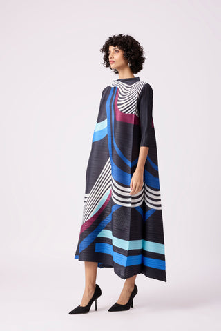 Jenna Print Dress - Black
