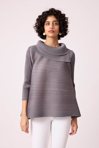 Hazel Top - Smoke Grey