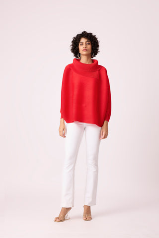 Sloane Batwing Top - Red