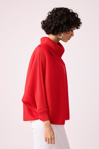 Sloane Batwing Top - Red