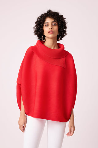 Sloane Batwing Top - Red