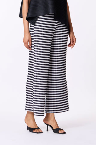 Meryl Straight Pants - Black & White