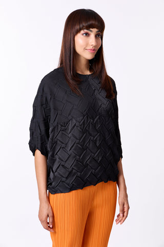 Austin Satin Top - Black
