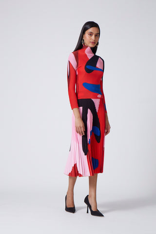 Zadie Skirt Set - Red