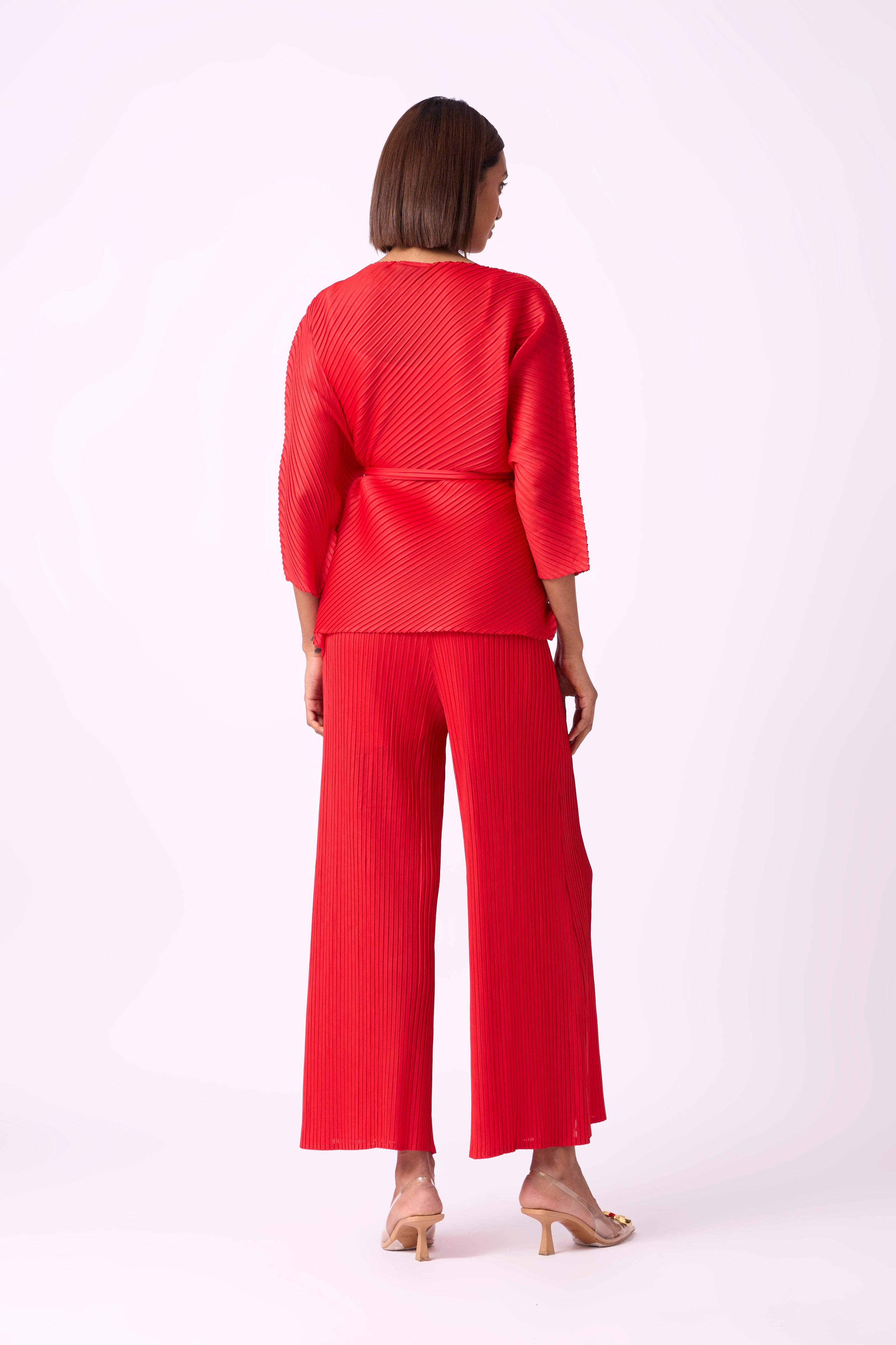 Cora Co-ord Set - Red