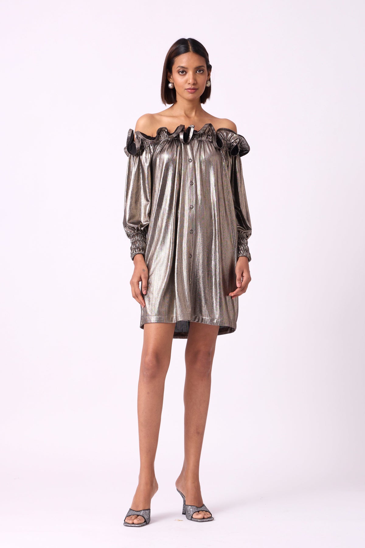 Gia Metallic Dress