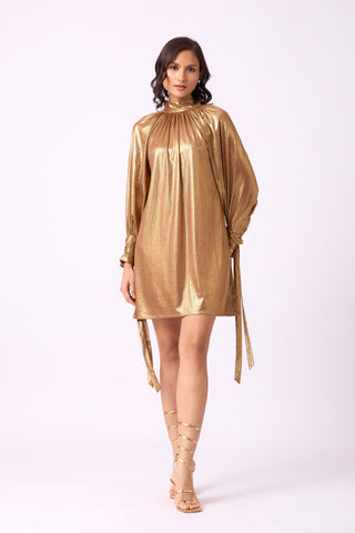 Letitia Mini Dress - Gold