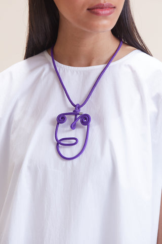 The Corded Face - UV Purple