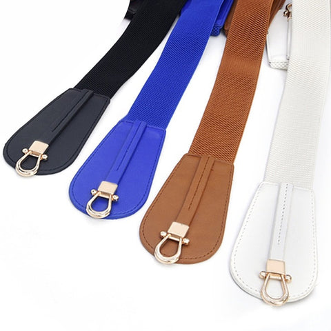 Twin Buckle Belt - Royal Blue